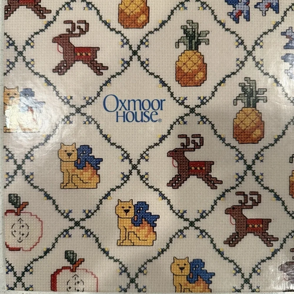 Holidays in Cross Stitch Patterns Book Crafting Cottagecore Grandmacore Vintage